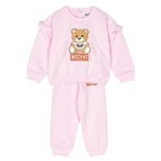 MOSCHINO COMPLETO FELPA E PANTALONE PIROUETTE PINK