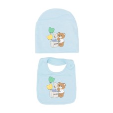 MOSCHINO BERRETTO+BAVAGLINO COLORE BABY SKY BLUE