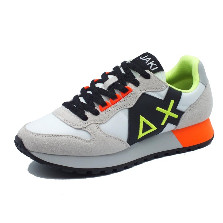 SUN68 FOOTWEAR ADULT JAKI FLUO - COLORE: BIANCO