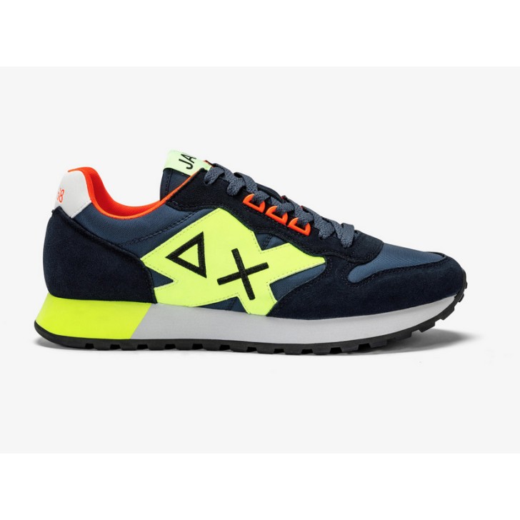 SUN68 FOOTWEAR ADULT JAKI FLUO - COLORE: NAVY BLUE