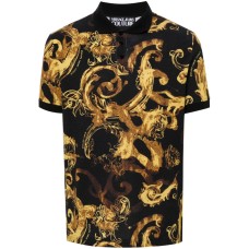 VERSACE JEANS COUTURE POLO WHITE/GOLD