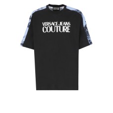 VERSACE JEANS COUTURE T-SHIRT CERULEAN