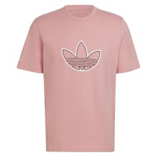 Adidas Originals T-shirt Rosa da Donna con logo a contrasto 