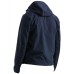 RefrigiWear Giubbotto blu con cappuccio da Uomo 