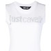 Just Cavalli Abito bianco in jersey di cotone 