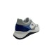 Harmont&Blaine Sneakers da Uomo Bianca in Pelle con inserti azzurri e blu 