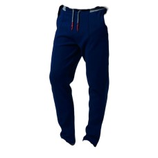 La Martina pantalone da uomo in cotone elasticizzato colore blu 