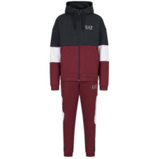 EA7 Emporio Armani Tuta completa da uomo bordeaux