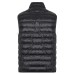 Ea7 Emporio Armani gilet nero con logo oro 