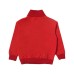 Moschino Felpa rossa a collo alto con maxi Patch Teddy