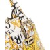 Versace Jeans Couture Borsa a Mano da Donna Bianca con stampa Baroque all over 