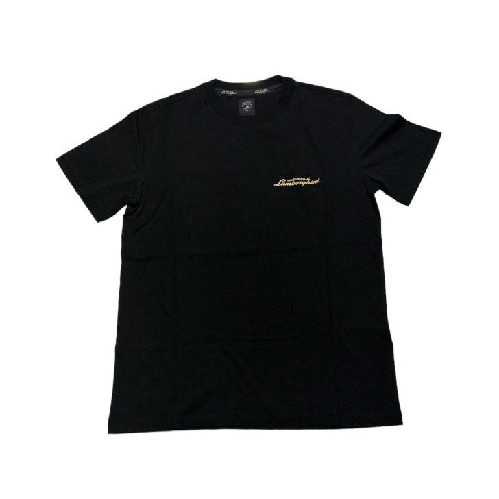 Automobili Lamborghini T-shirt nera da Uomo