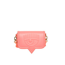 Chiara Ferragni Borsa Small Rosa Logo EYELIKE con doppia tracolla estraibile 