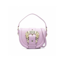 Versace Jeans Couture Borsa a Mano da Donna Lilla, con Maxi Fibbia logata 