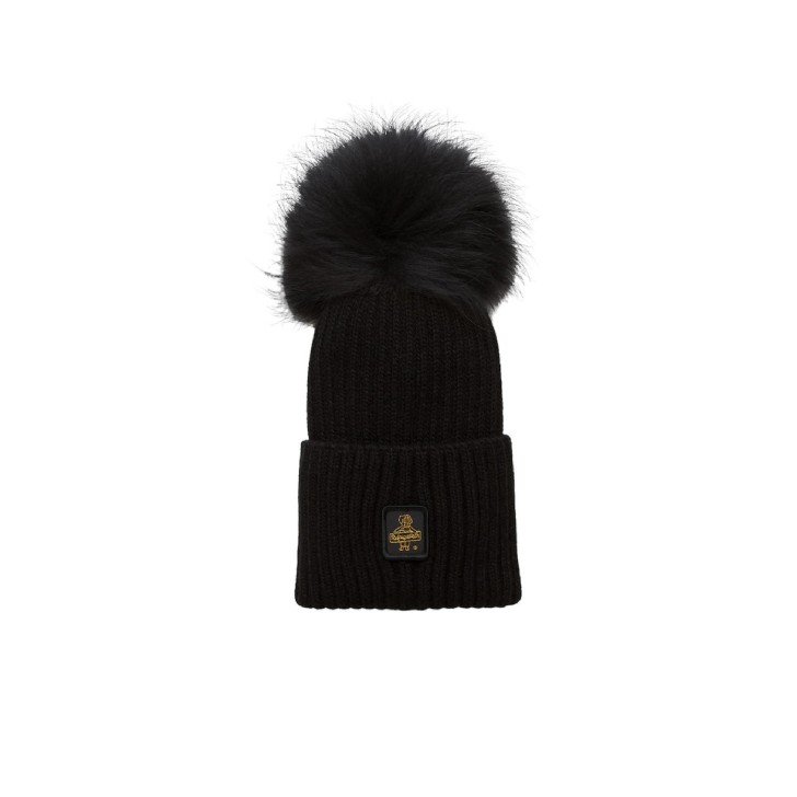 RefrigiWear Cappello Nero da donna con logo