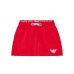 Emporio Armani Swimwear Costume boxer Rosso logoband con coulisse e banda elastica logata in vita