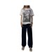 Emporio Armani T-shirt Bianca con stampa fotografica ritratto Armani da Donna