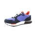 La Martina Sneakers da uomo blu con inserti multicolor