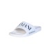 Emporio Armani Ciabatta da Uomo bianca con logo a contrasto