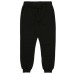 Moschino Pantalone jogger nero con logo lettering multicolor