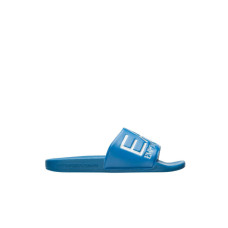 EA7 Emporio Armani Ciabatta da Uomo Azzurra con logo 