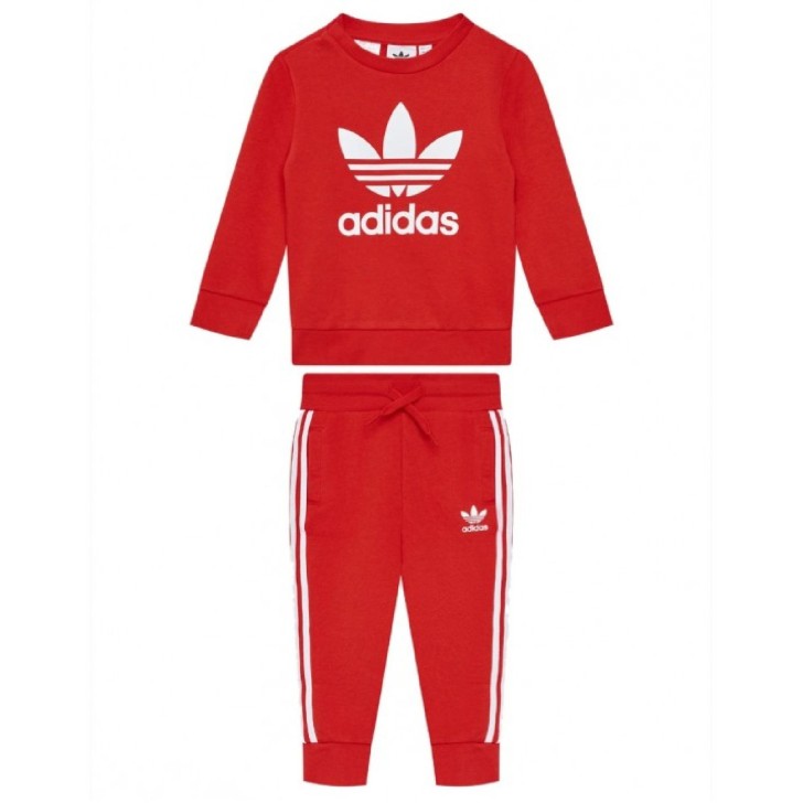 Adidas Originals Tuta completa rossa da Bambino 
