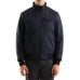 RefrigiWear Giubbotto nero con logo a contrasto da Uomo