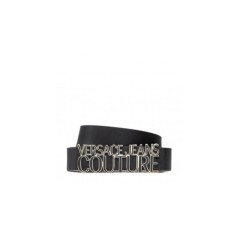 Versace Jeans Couture Cintura nera da Donna in Pelle