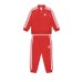 Adidas Originals Tuta completa rossa con logo Unisex da Bambino 