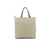 Piero Guidi Borsa Large a mano realizzata in tessuto goffrato con stampa Monogramma 61216308801