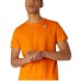 K-Way T-shirt LE VRAI EDOUARD a manica corta arancione con logo stampato K-WAY nella parte anteriore