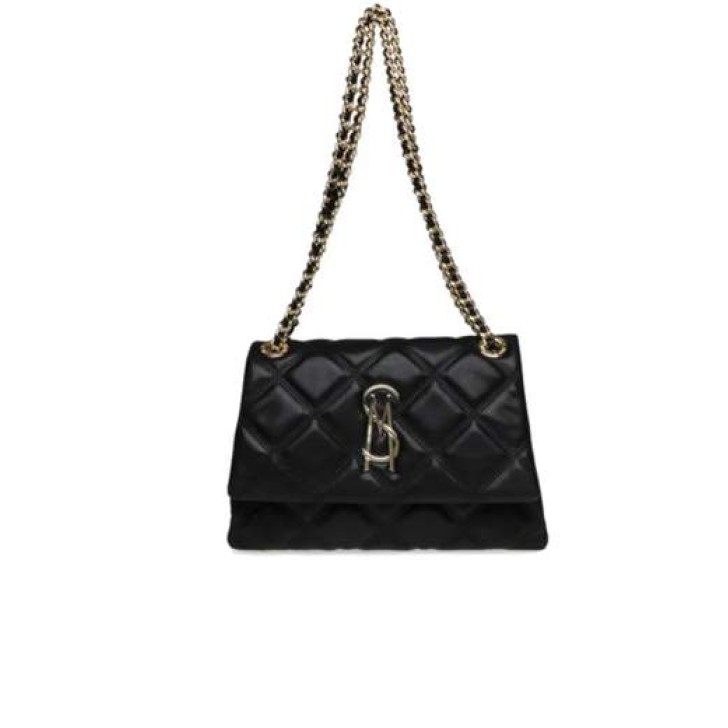 Steve Madden Borsa a spalla trapuntata nera da Donna