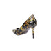 Versace Jeans Couture Décoletté Nera da Donna con stampa Barocco all over