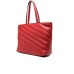 Versace Jeans Couture Borsa Rossa a spalla da Donna trapuntata con foulard stampa Regalia Baroque