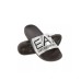 EA7 EMPORIO ARMANI CIABATTA NERO E ARGENTO 