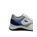 Harmont&Blaine Sneakers da Uomo Bianca in Pelle con inserti azzurri e blu 