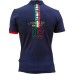La Martina Polo da Uomo Blu Logo ricamato a contrasto 