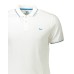 Harmont&Blaine Polo bianca da uomo in cotone con inserti blu