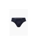Emporio Armani Set 3 Slip in cotone stretch con vita elastica e logo lettering 1116242R72297135
