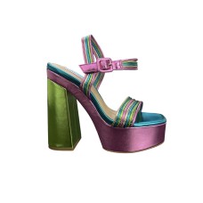 Steve Madden Sandalo con tacco a blocco multicolore da Donna