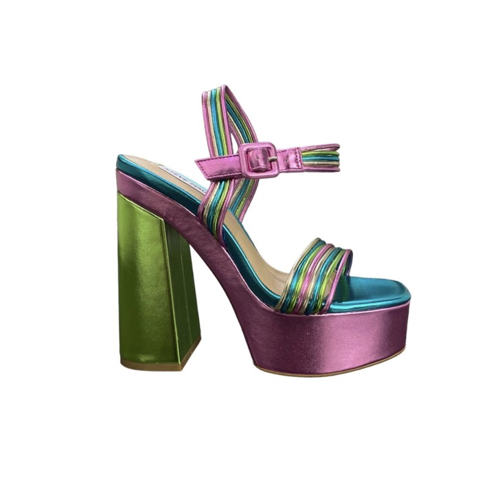 Steve Madden Sandalo con tacco a blocco multicolore da Donna