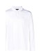 Emporio Armani Polo a manica lunga bianca con logo Aquila