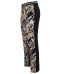 Versace Jeans Couture Pantalone in cady stretch Nero con stampa Logo Brush Couture All Over