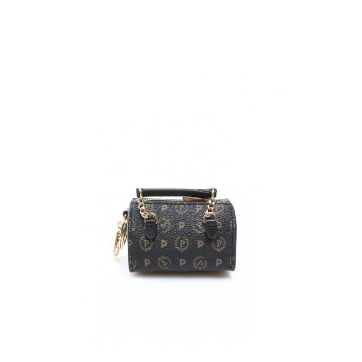 Pollini Portachiavi da donna a borsetta in Heritage Nero/Black