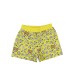 Moschino pantaloncino in cotone giallo con stampa Floreale e Teddy All Over