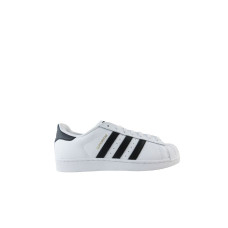 Adidas Originals SUPERSTAR Sneakers bianca in pelle con inserti neri 
