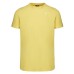 K-Way T-shirt gialla in jersey di cotone Maxi logo lettering K-Way 