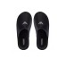 Emporio Armani Pantofole nere con logo Aquila