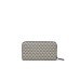 Emporio Armani Portafoglio Zip Around Monogram eagle All Over Grigio
