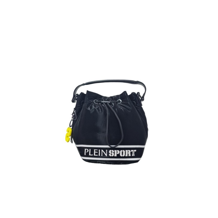Plein Sport  Borsa nera a mano con logo PLEIN SPORT nella parte anteriore